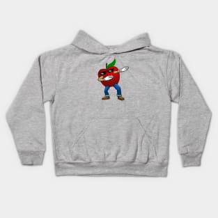 Dabbing Apple Kids Hoodie